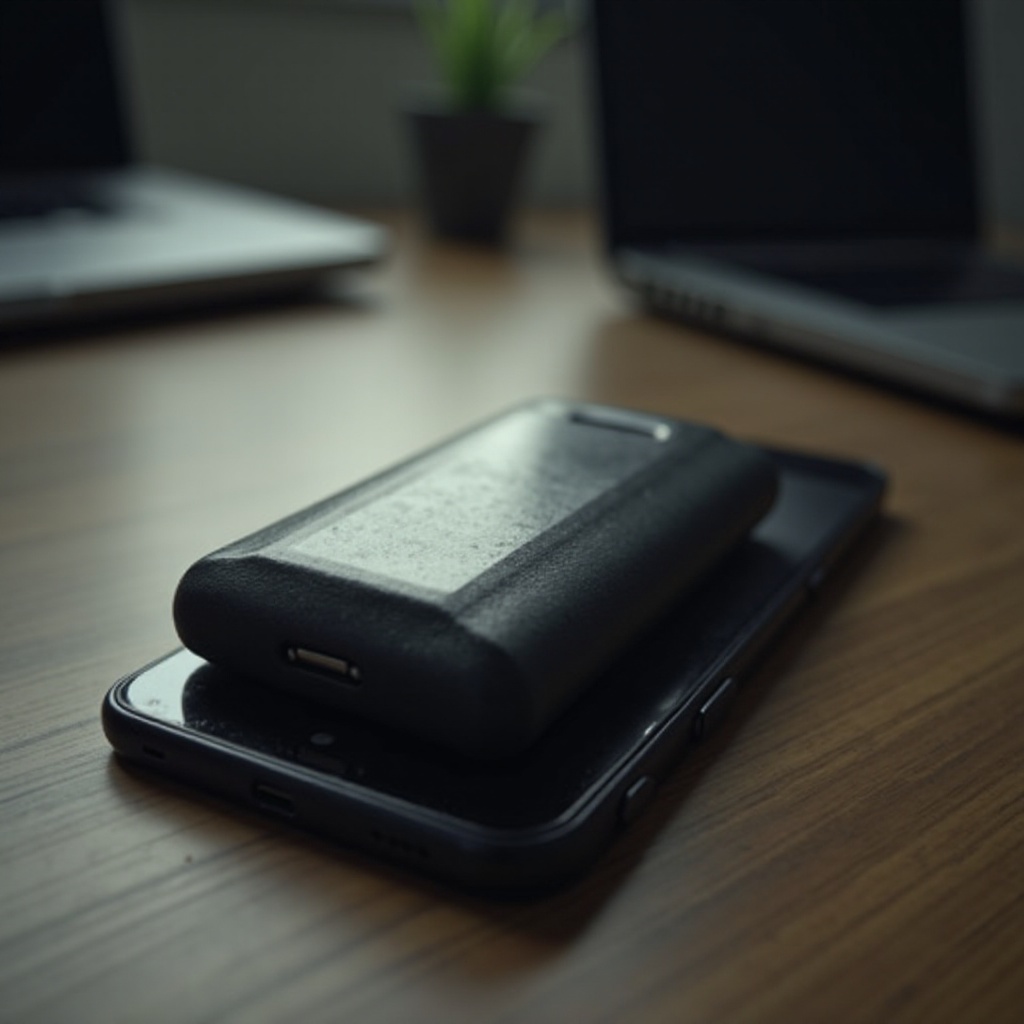 opgezwollen telefoonbatterij