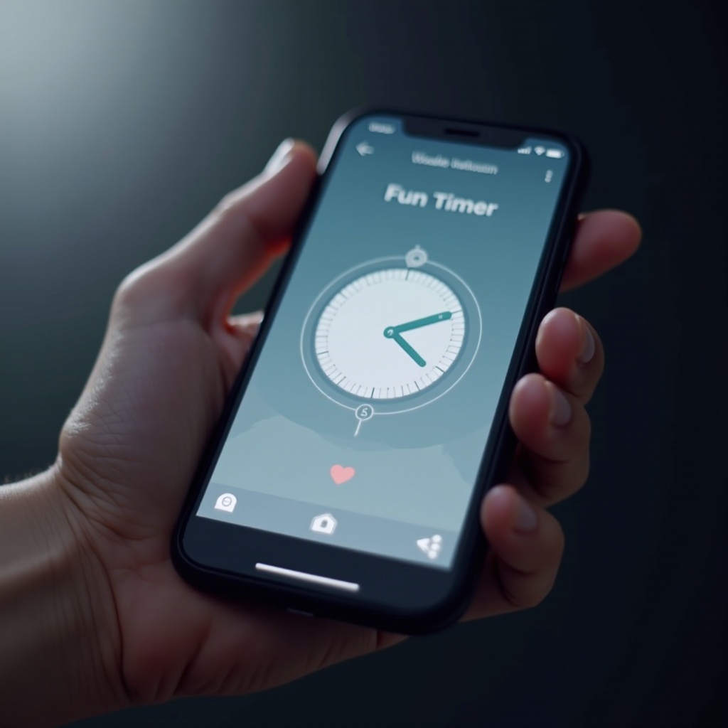 cách đặt hẹn giờ trên ứng dụng