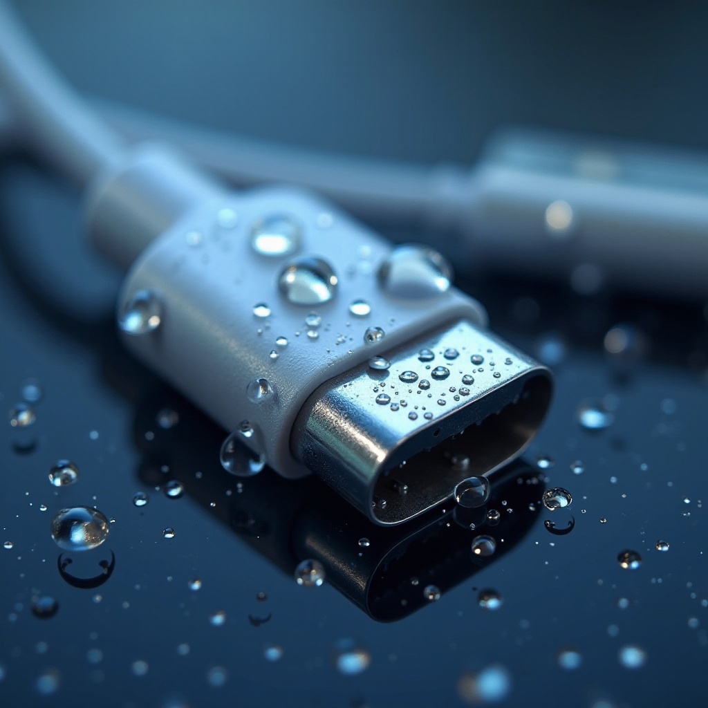 Hoe de Lightning-connector te drogen