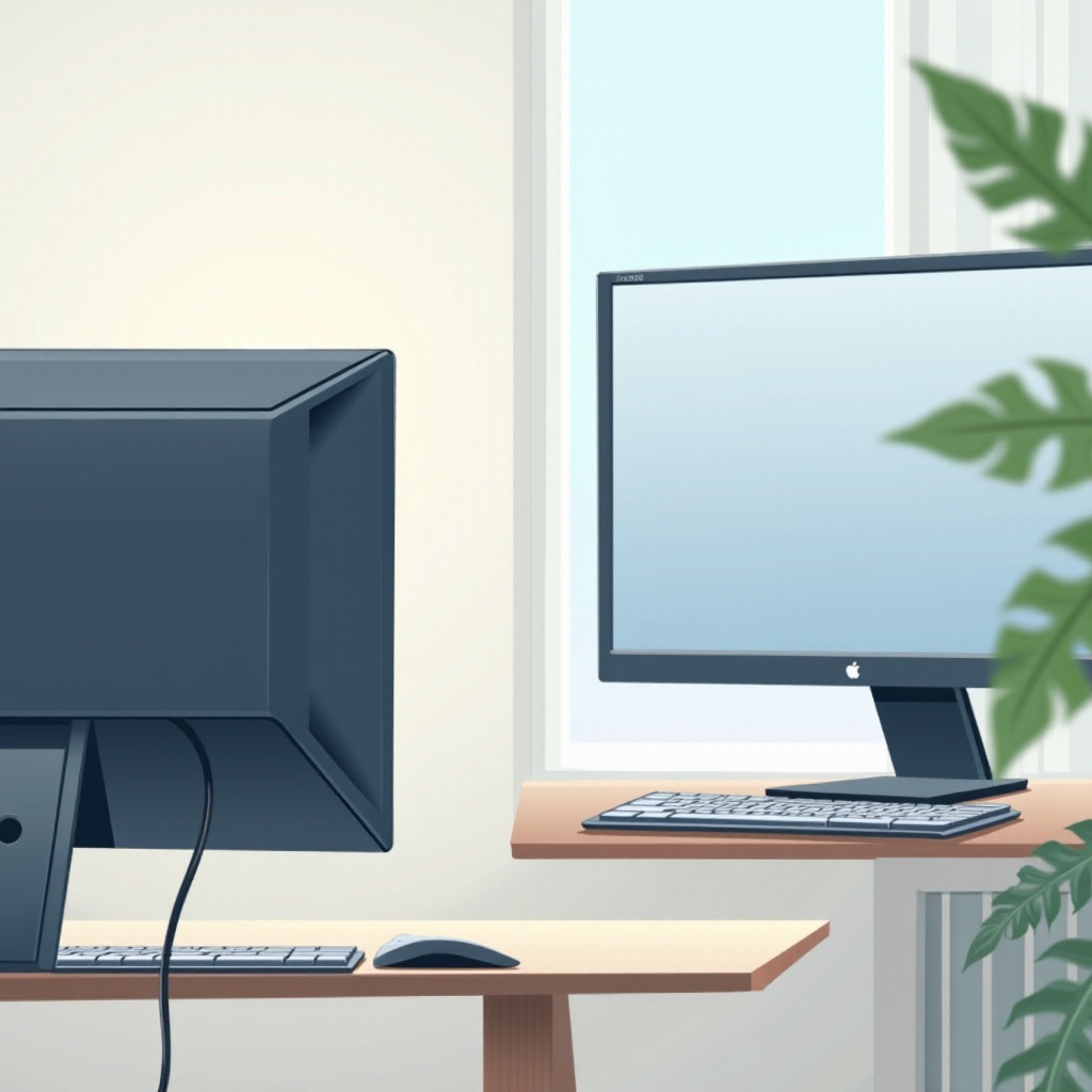 hoe een desktop in een laptop te veranderen