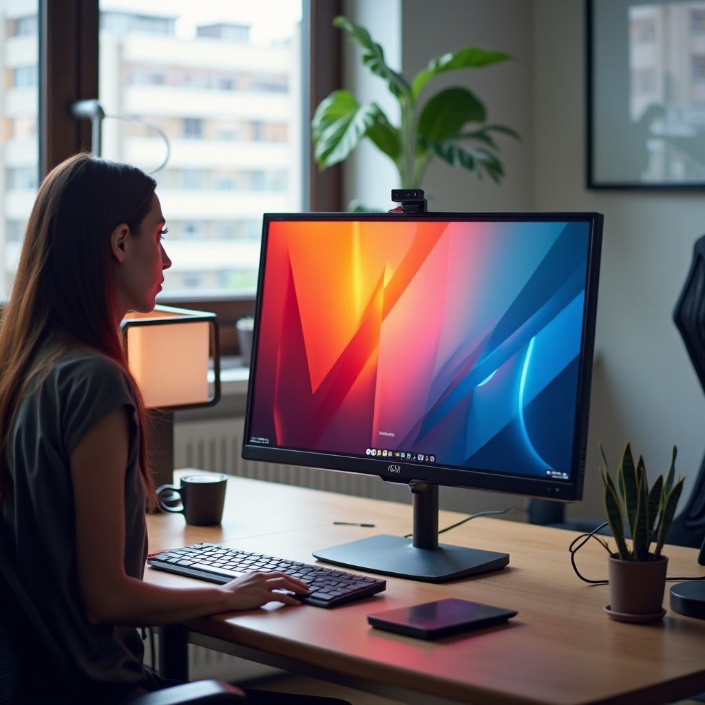 kleurechte OLED-monitor