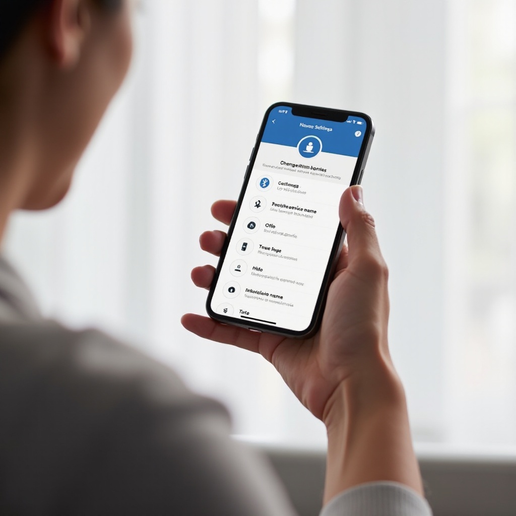 hoe verander je de telefoonnaam voor bluetooth